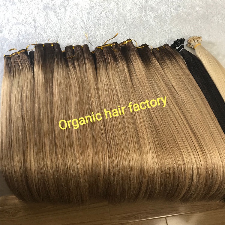 Best hand tied wefts in Qingdao-made with full cuticle Chinese hair A186